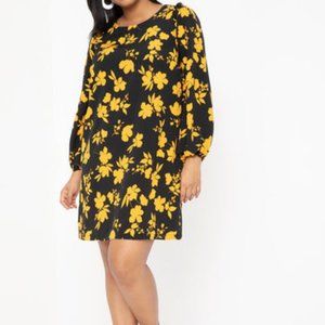 Eloquii Puff Sleeve Easy Tee Dress